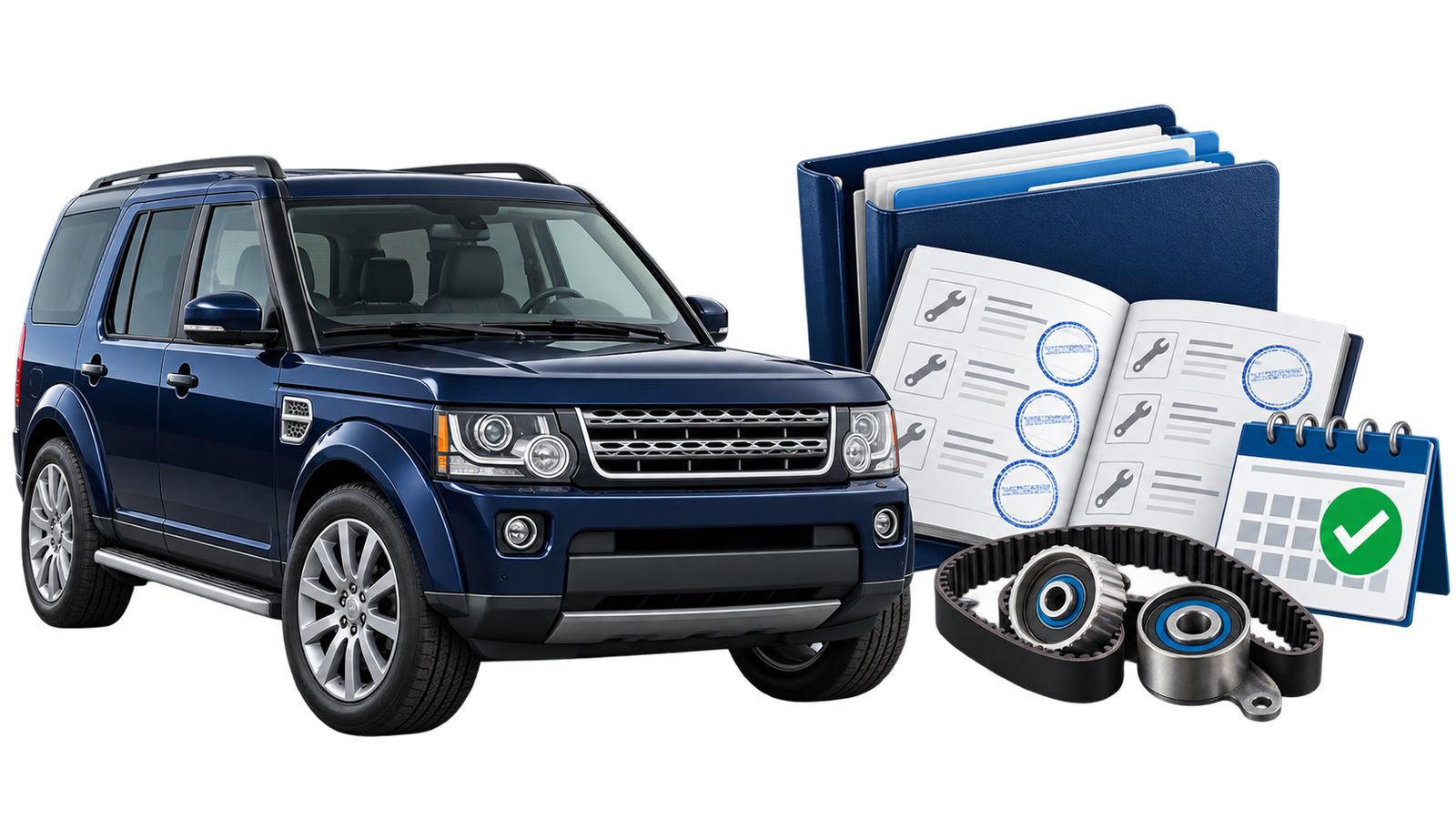 Illustrative HMC Discovery guide artwork — not a genuine vehicle photograph.